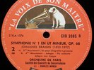 CHARLES MUNCH / BRAHMS symphony no 1 / VSM CVB 2085