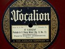ROBERT ARMBRUSTER  Rachmaninoff Prelude  VOCALION RARE