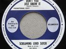 SCREAMING LORD SUTCH Jack The Ripper Brit Promo 45 EXC+