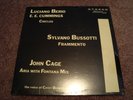 BERIO  BUSSOTTI  JOHN CAGE  Mainstream  SEALED  Orig.