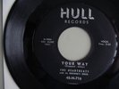 THE HEARTBEATS Rare 1950's Doo-Wop HULL 716  VG+