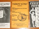 MADAME WONGS | Fliers x 3 | PLUGZ | X | BAGS | KBD Punk