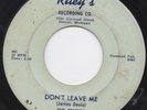 The Tempos Don't Leave Me Northern Soul 45 Riley's HEAR