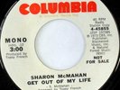 rare Soul 45 SHARON MCMAHAN get out of my life Hear