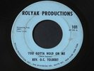 Rev. O.C. Tolbert on Rolyak northern soul funk 45 HEAR