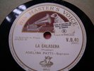 1906 Adelina PATTI  La CALASERA 1904 MELBA Porgi AMor78