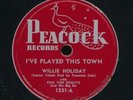 pc78-Blues-Peacock 1531-Willie Holiday   RARE