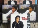5 Michael Jackson LP's Thriller Off The Wall Bad