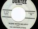 Northern Soul 45 THE CONTEMPLATIONS Alone With No Love