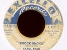 Carol Fran Knock Knock on Excello Promo R&B 45 Hear