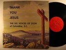 SIX VOICES OF ZION Thank You Jesus GUSMAN LP soul HEAR