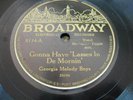 3 pre-war Country on Broadway 8134 (GA Meody Boys),