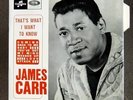 JAMES CARR That's What I... EP Columbia FRENCH PS MINT