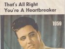 Elvis Presley Single,THAT'S ALL RIGHT-1964