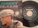 JOHNNY HALLYDAY  JOHNNY LUI DIT ADIEU EP/FOND NOIR