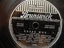 TEDDY WILSON & ORCH.& BILLIE HOLIDAY (GUESS WHO) 7702