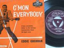 EDDIE COCHRAN*C'MON EVERYBODY*1958 ORG EP*VINYL EX+