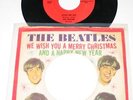BEATLES Vee Jay orig '64 Christmas Sleeve w/ OLDIES 45