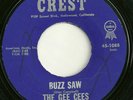 RARE ROCKABILLY SURF 45 Gee Cees BUZZ SAW Crest NR M-