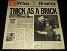 Jethro Tull rare UK LP Thick as a Brick  NEWSPAPER mint