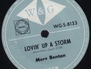 MERV BENTON 60s ROCKABILLY / GARAGE BEAT GEM  ON W&G
