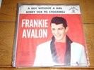 Rare FRANKIE AVALON 45 Record CHANCELLOR  RECORDS PIC
