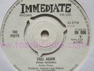 POETS-Call again/Some things I can't...UK IMMEDIATE 7