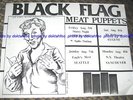 RARE BLACK FLAG MEAT PUPPETS PETTIBON FLYER KBD PUNK