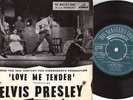 ELVIS PRESLEY EP RECORD LOVE ME TENDER HMV ORIGINAL