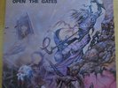 MANILLA ROAD OPEN THE GATES LP + EP RECORDS HEAVY METAL