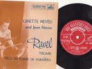 Ginette Neveu et Jean Neveu Ravel/Tzigane 45 RPM 50'sNM