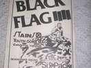 Black Flag Original Flyer 1981 Pettibon Art RARE