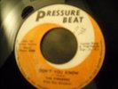 pressure beat JA reggae 7- don't you know - pioneers