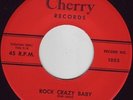 ROCKABILLY ART ADAMS *ROCK CRAZY BABY* CHERRY 1959 NM