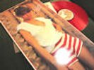KAREN CHERYL LIARS BEWARE '79 french pinup RED vinyl LP rare  oop