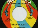 Rare Northern Soul 45-The Malibus-Ten Times A Day-Promo