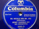 Blue Wax-Store Stock Columbia 2845-D Benny Goodman Or.