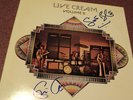 CREAM LIVE CREAM VOLUME 2 LP AUTOGRAPHED TWICE