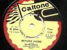 Alva Lewis - Return Home - Caltone - Rare Early Reggae