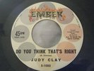 JUDY CLAY  You Think Thats Right/Stormy 1962 N.Soul NM