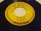 JOHNNY CASH Cry Cry Cry Orig. SUN 45