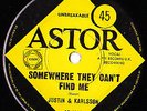 SOMEWHERE THEY CANT FIND ME JUSTIN&KARLSSON 1966 GARAGE