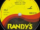 RANDY'S ALL STARS - WAR on  UK press RANDY's label   ??