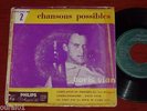 TRES RARE 45T BORIS VIAN N°2 Chansons Possibles 1955