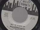 Malcolm's Locks Get Up Stand Up Funk 45 Old Town HEAR