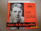 RARE SUPERB 1962 EDDIE COCHRAN Never To Be Forgotten EP