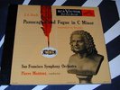 J.S. BACH Passacaglia & Fugue 78 rpm 12 in MONTEUX Set