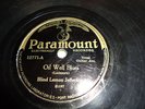 BLIND LEMON JEFFERSON PARAMOUNT 12771-A BLUES 78