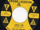 Five Trojans-Lola Lee-Edison Int.Doo Wop 45 