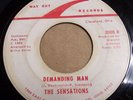THE SENSATIONS - DEMANDING MAN - PRIVATE SOUL 45 7